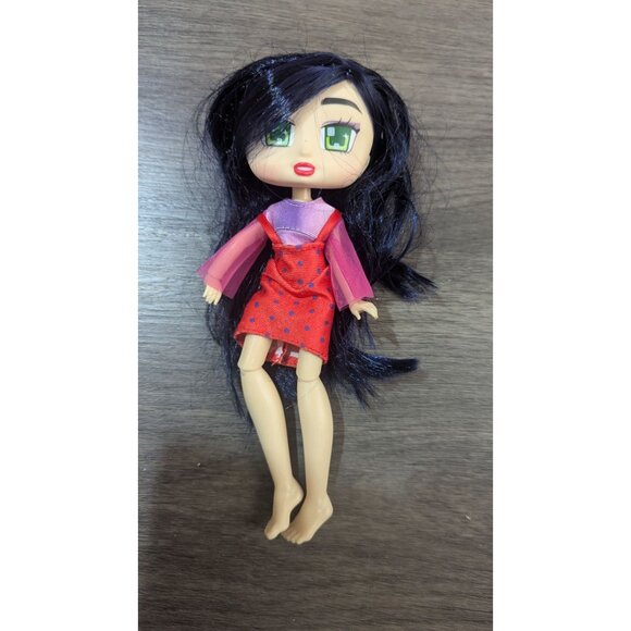 Boxy Girls Doll Riley Articulated 8” Doll By Jay Play Toys Red Polka Dot Dress - Picture 3 of 5